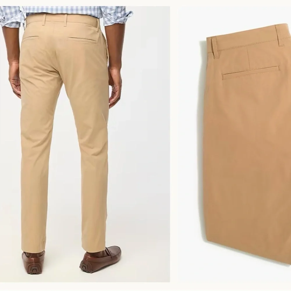 J. Crew factory Men's Khaki Chinos slim fit tech size 34X34 NWT